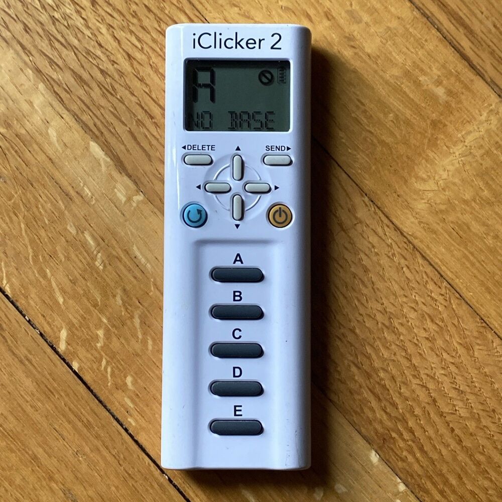 iClicker 2 Student Remote 2nd Edition, Tested Working Classroom Clicker